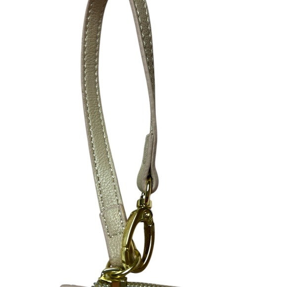 Betsey Johnson Cream Clutch Wristlet with Zipper Closure - Picture 2 of 4